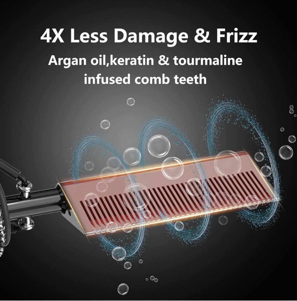 Pretty Bling Black Hot Comb